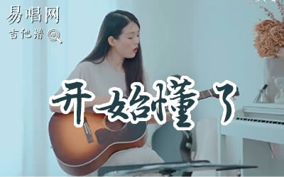 开始懂了孙燕姿吉他谱 易唱网