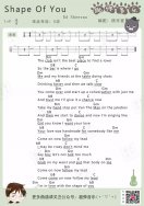 Shape of Youȿ Ed Sheeran ukulele ͼƬ