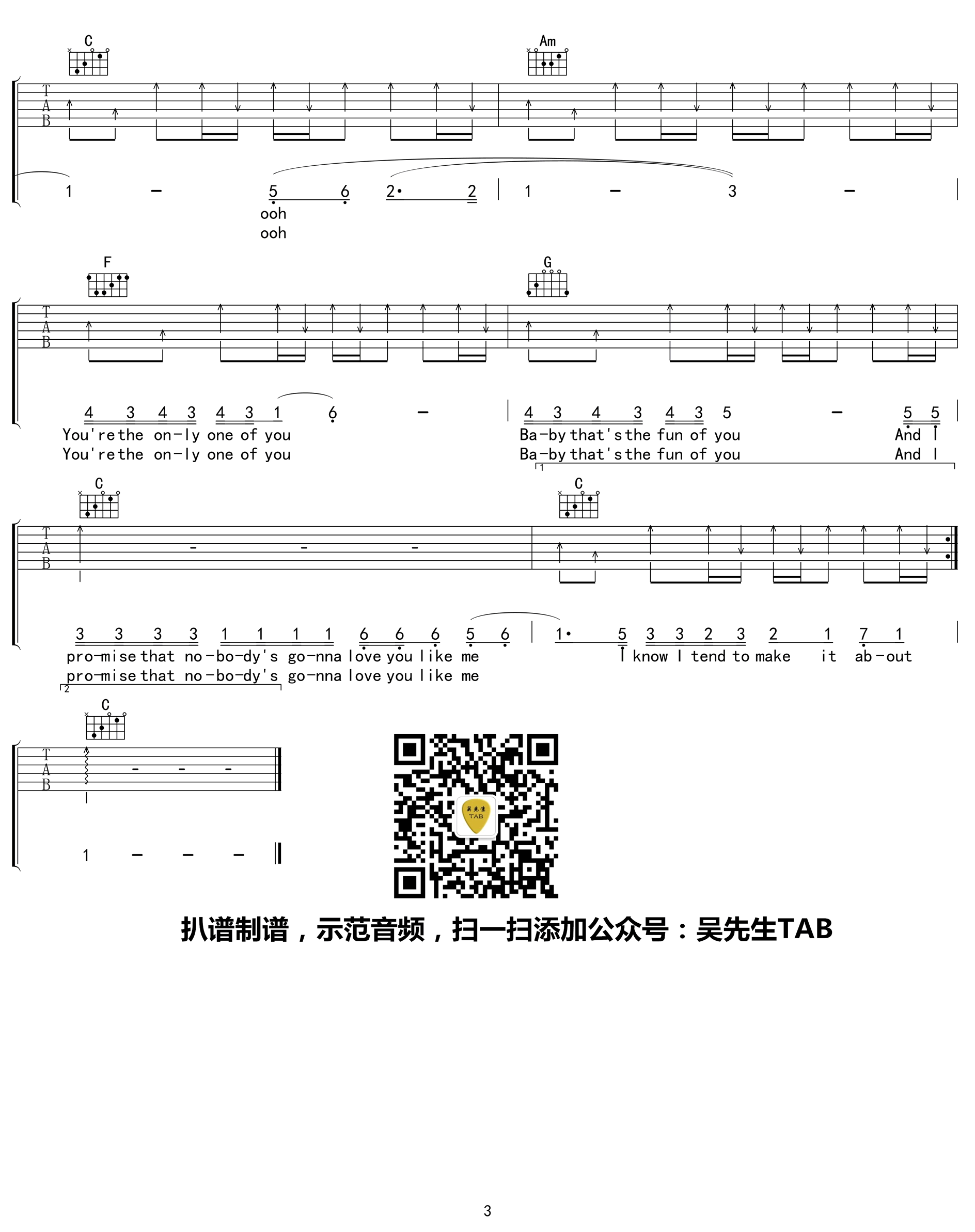 Taylor Swift《Me》吉他谱-3
