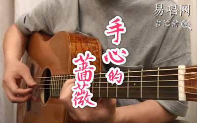 手心的蔷薇林俊杰吉他谱 易唱网